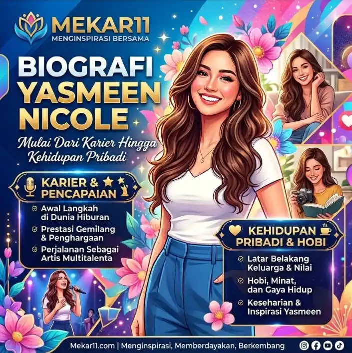 MEKAR11 - Biografi Yasmeen Nicole Mulai Dari Karier Hingga Kehidupan Pribadi 